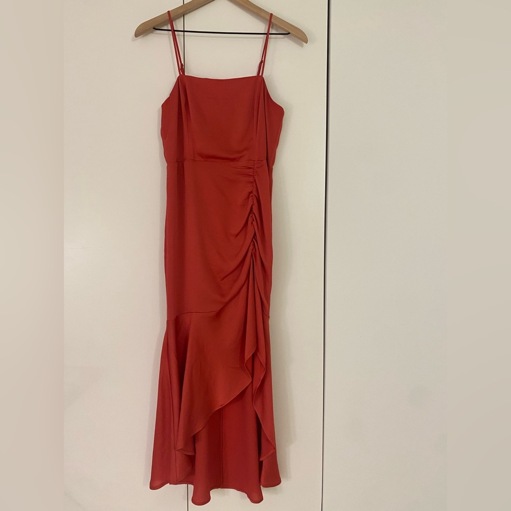 Ruched Pink Dress